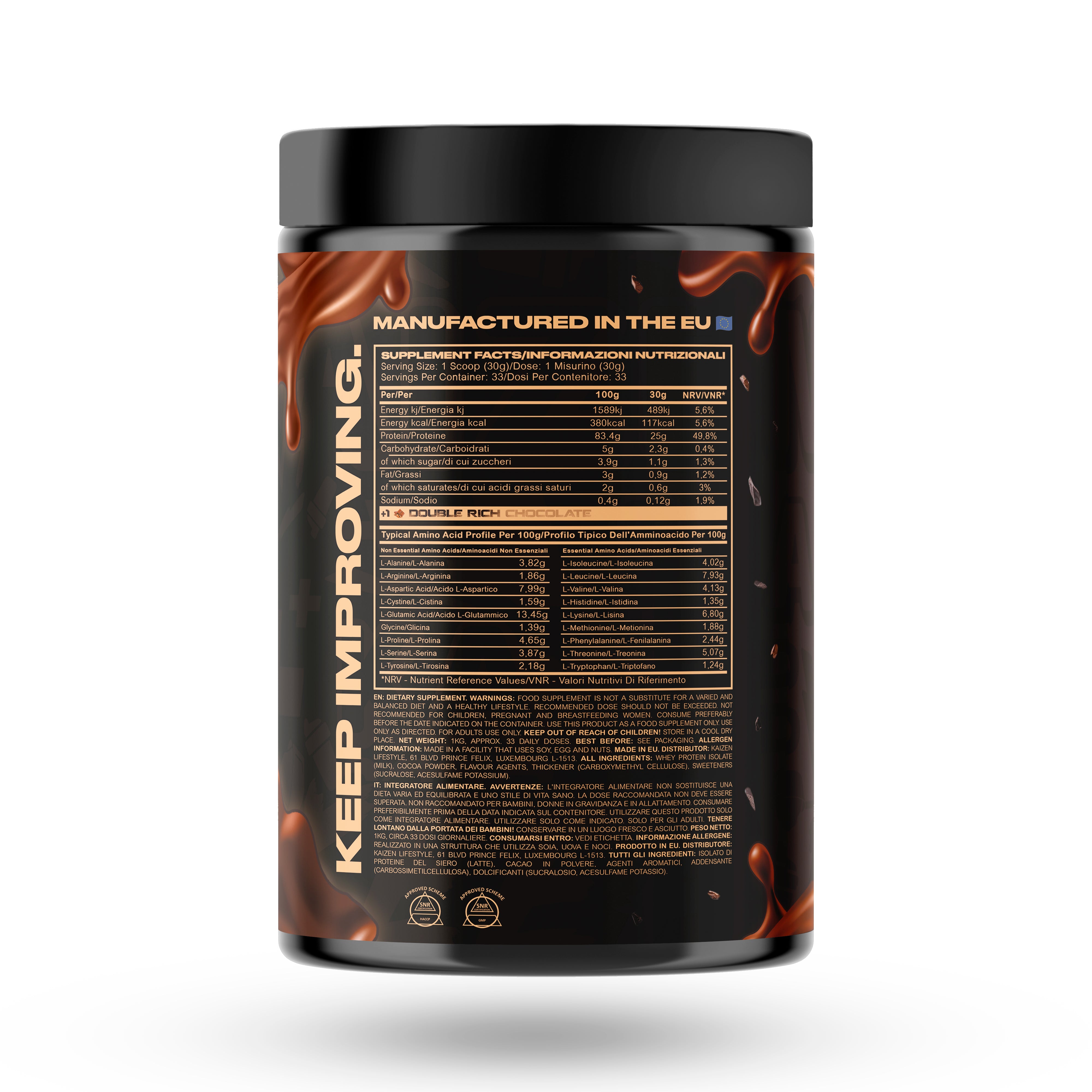 +1© PREMIUM WHEY PROTEIN ISOLATE (1kg)