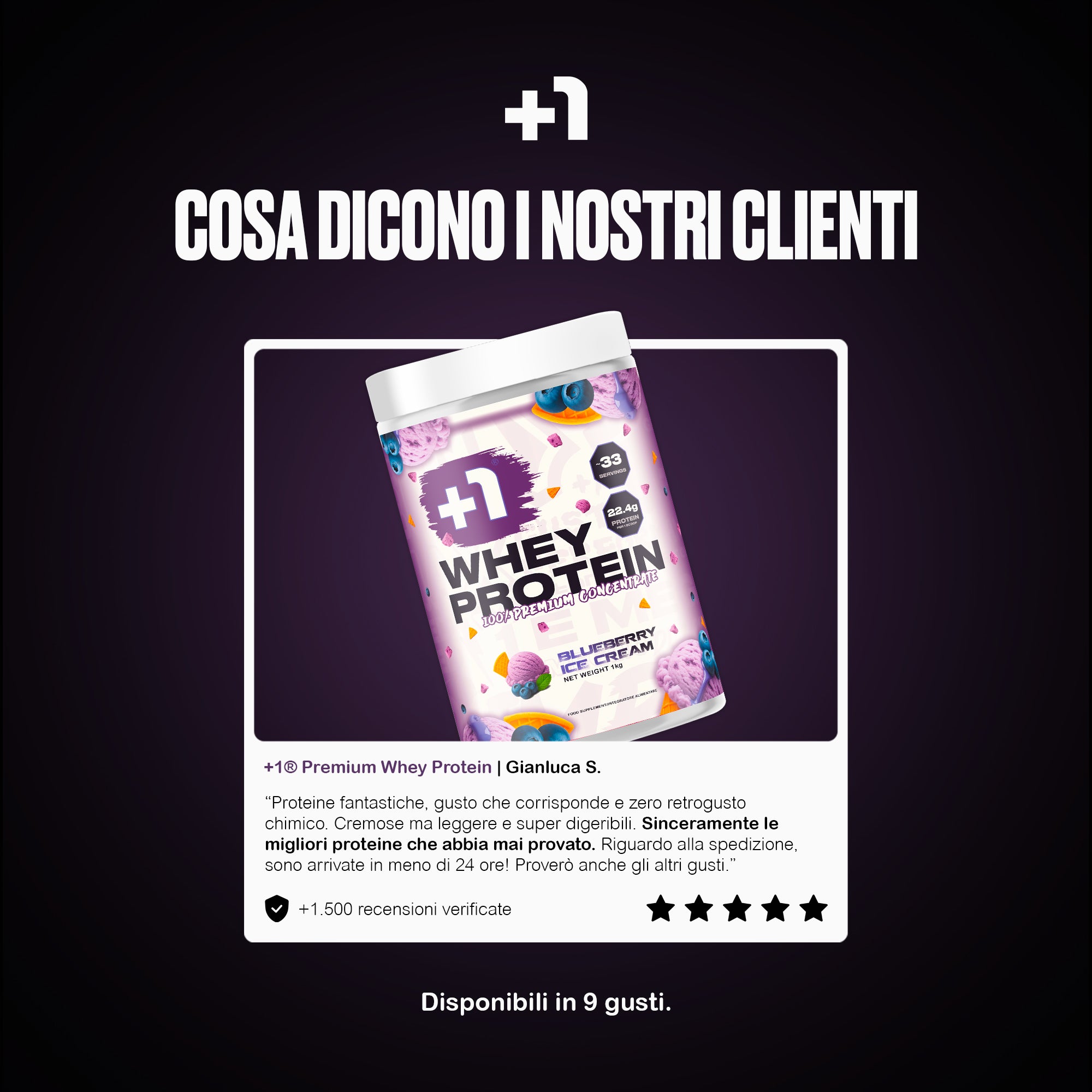 +1© PREMIUM WHEY PROTEIN (1kg)