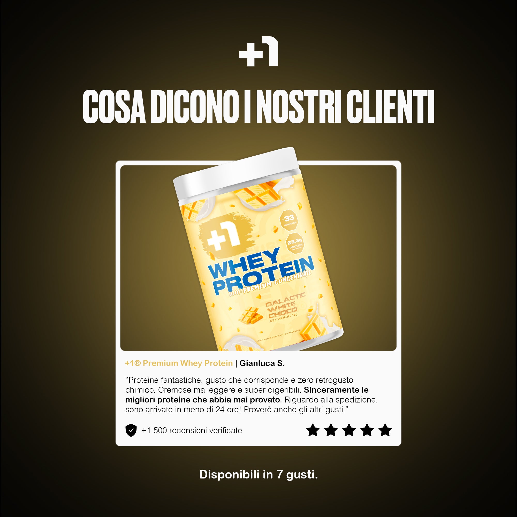 +1© PREMIUM WHEY PROTEIN (1kg)