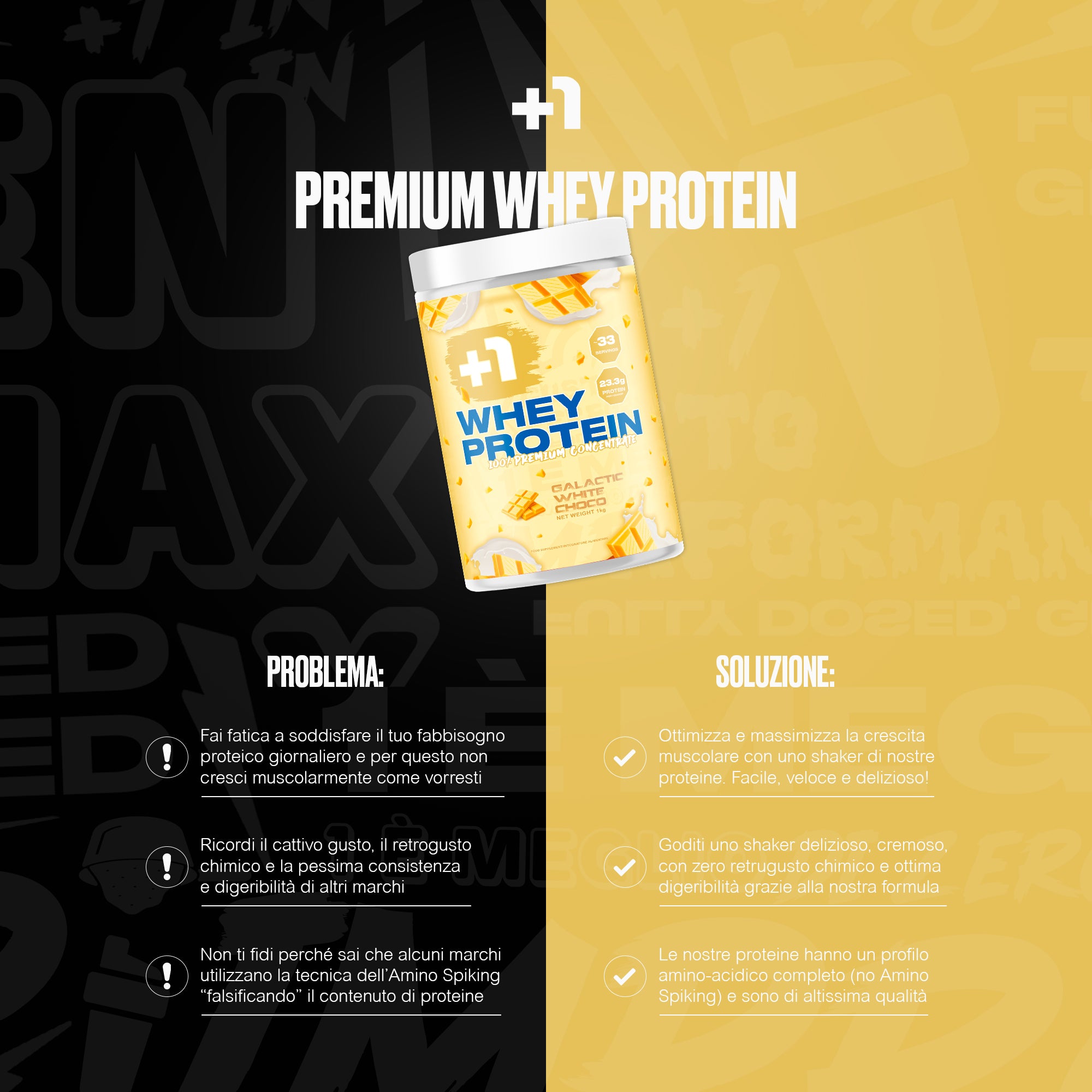 +1© PREMIUM WHEY PROTEIN (1kg)
