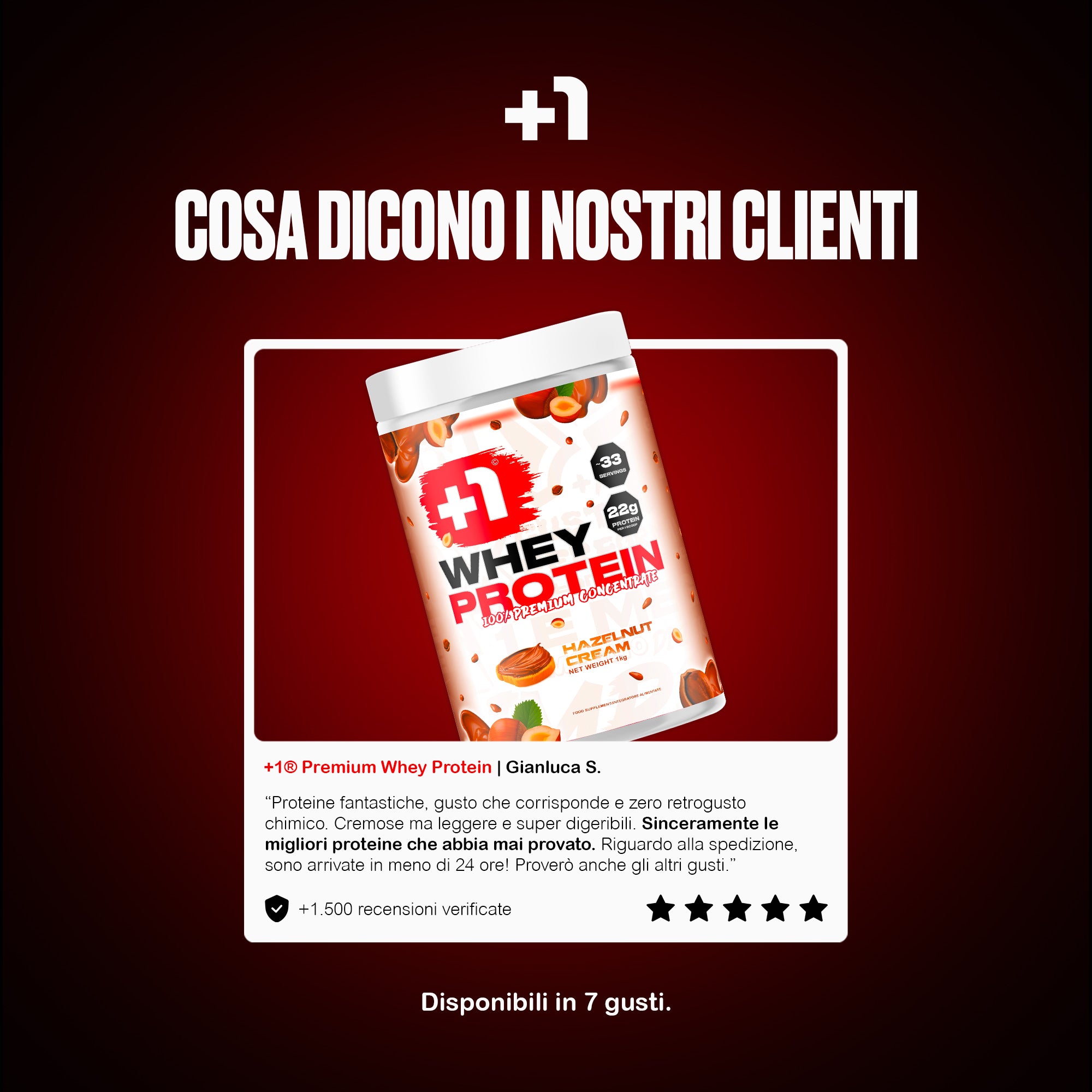 +1© PREMIUM WHEY PROTEIN (1kg)