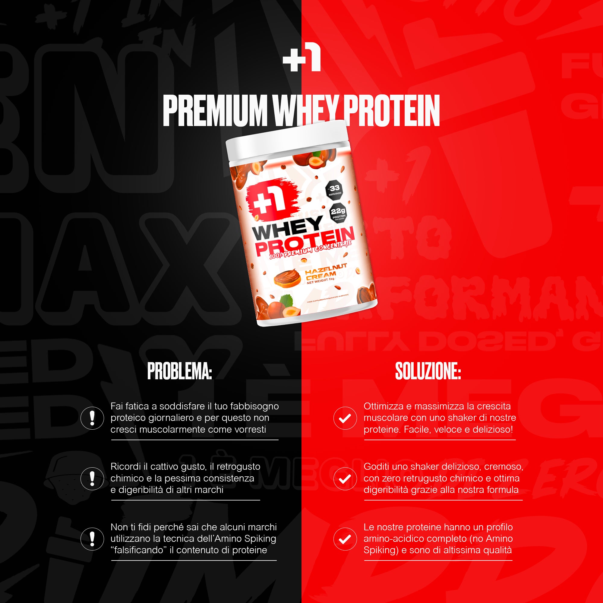 +1© PREMIUM WHEY PROTEIN (1kg)