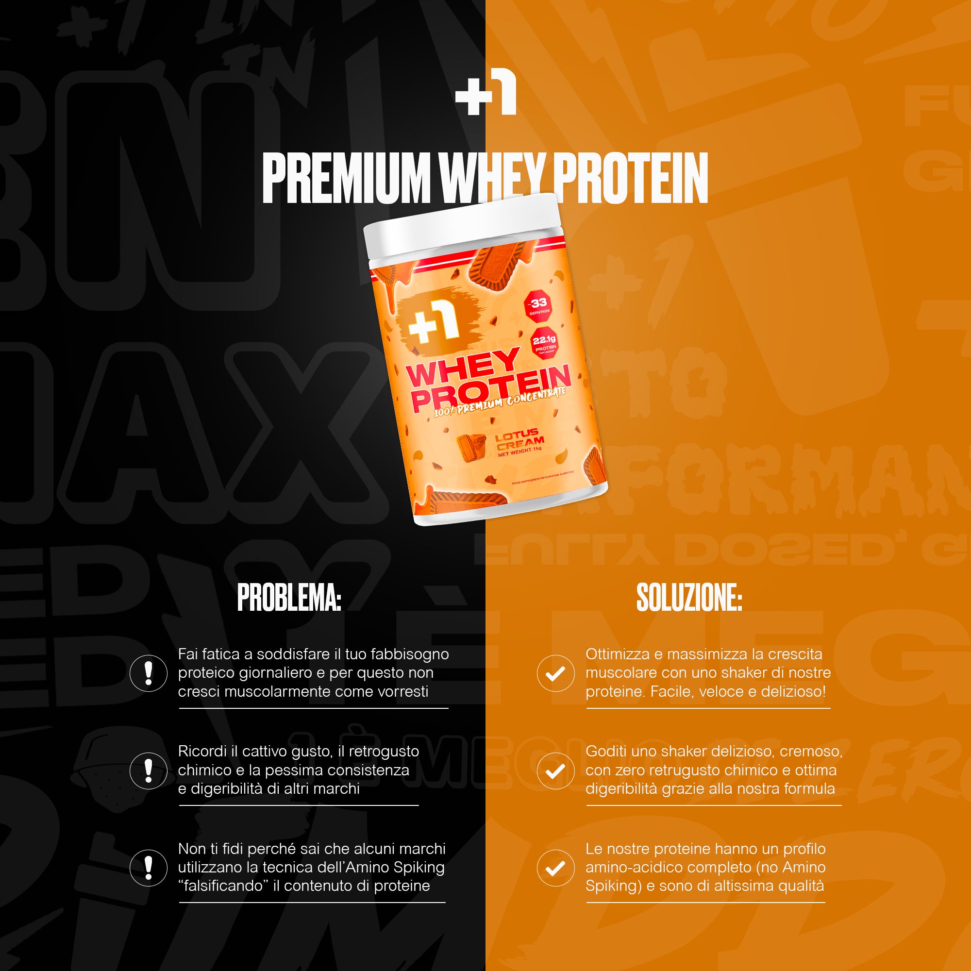 +1© PREMIUM WHEY PROTEIN (1kg)