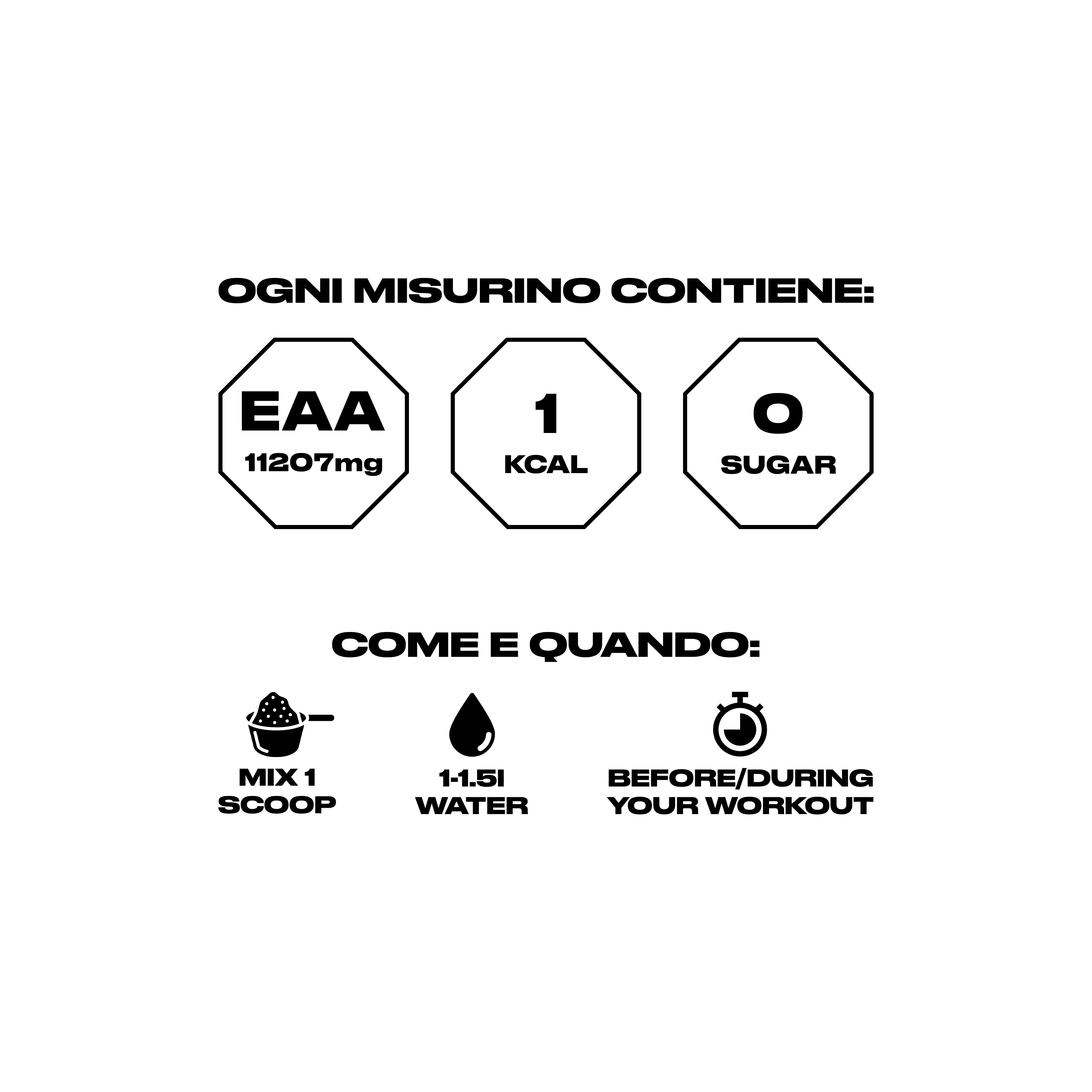 +1© EAA Essential Amino Acids (500g | 42 Dosi)