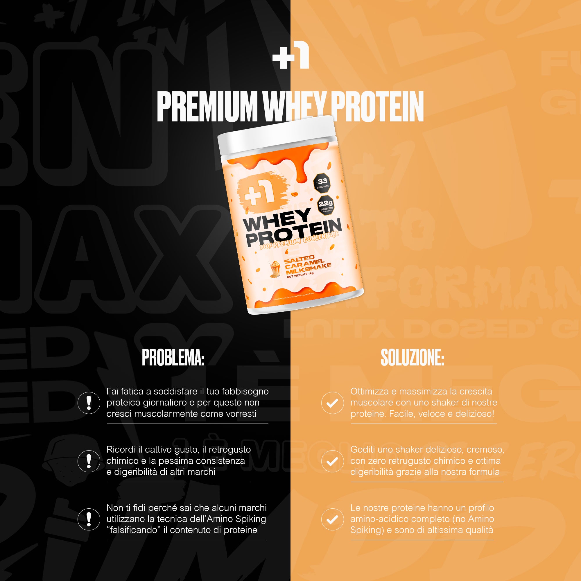 +1© PREMIUM WHEY PROTEIN (1kg)