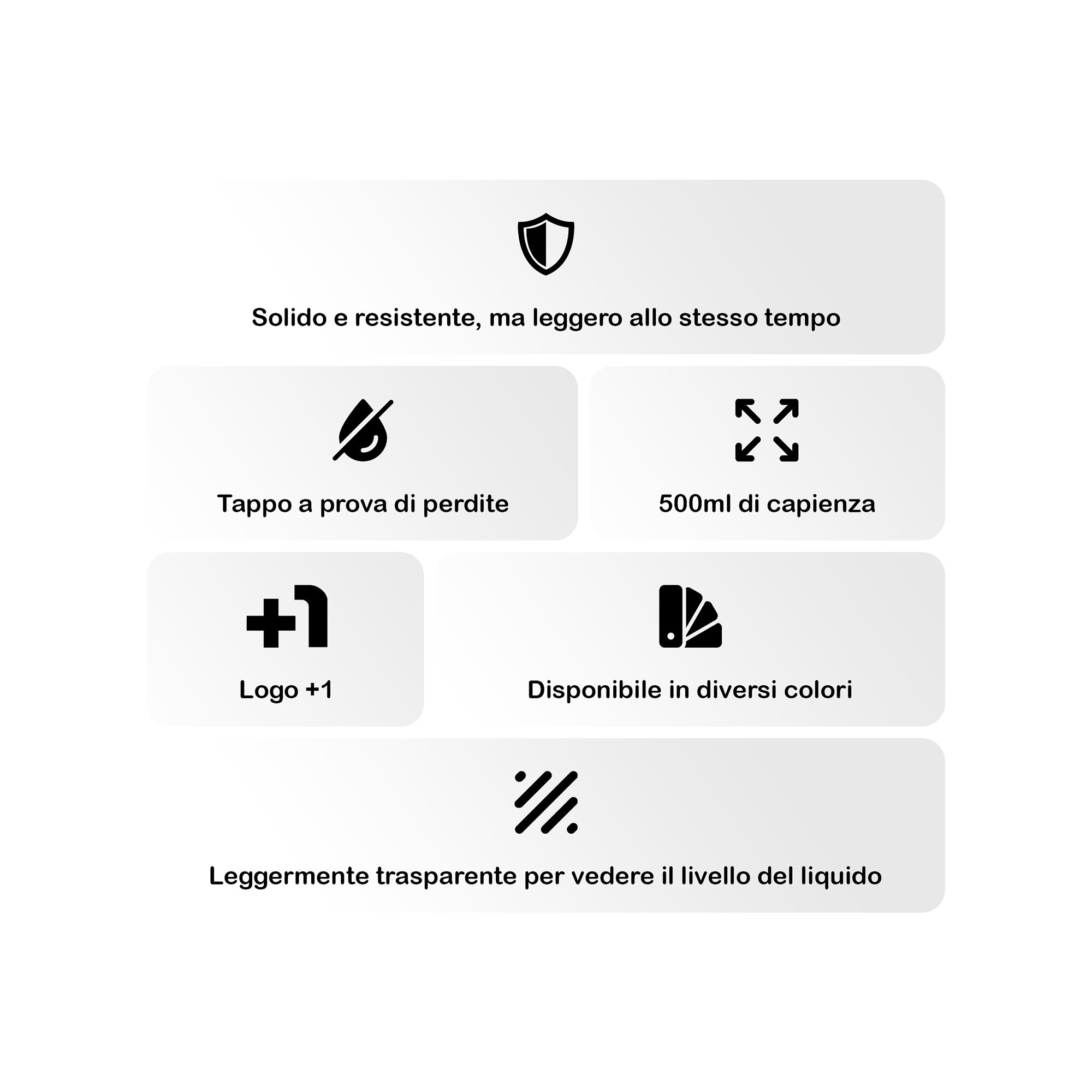 +1© LEGACY SHAKER BOTTLE (500ml)