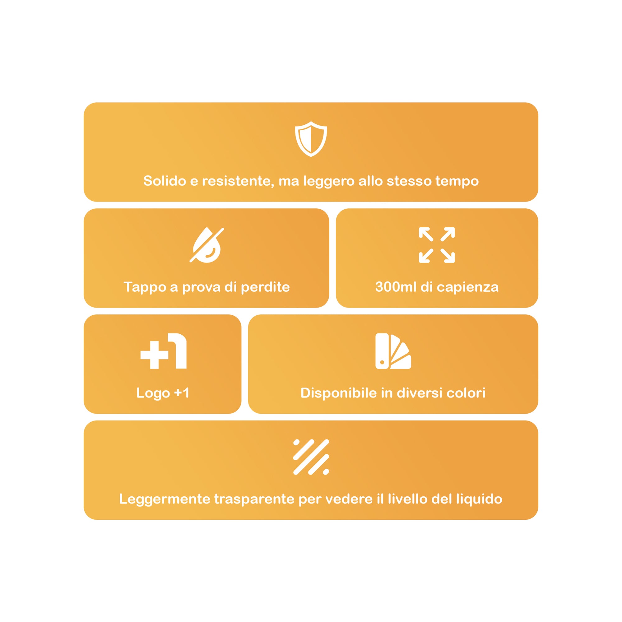 +1© MINI COLOR POP SHAKER BOTTLE (300ml)