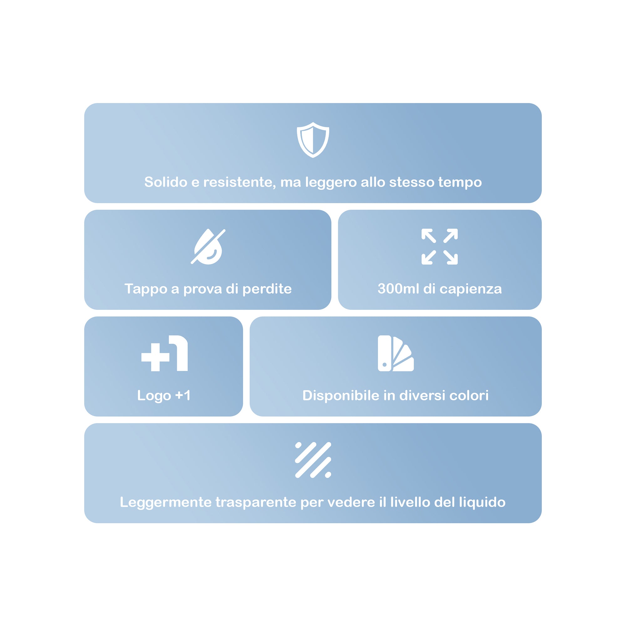 +1© MINI COLOR POP SHAKER BOTTLE (300ml)