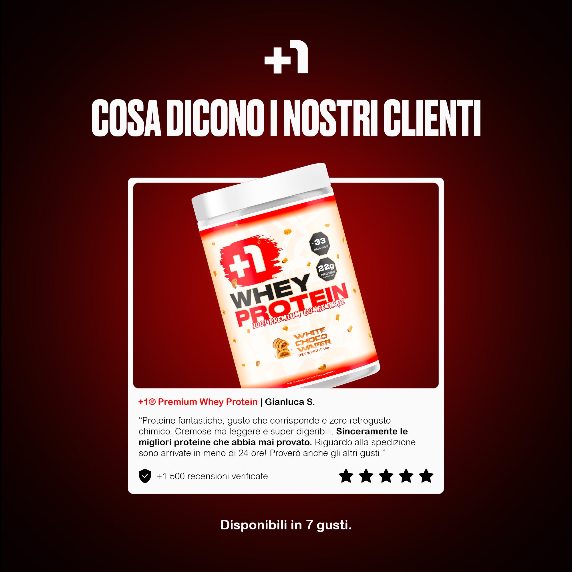 +1© PREMIUM WHEY PROTEIN (1kg)