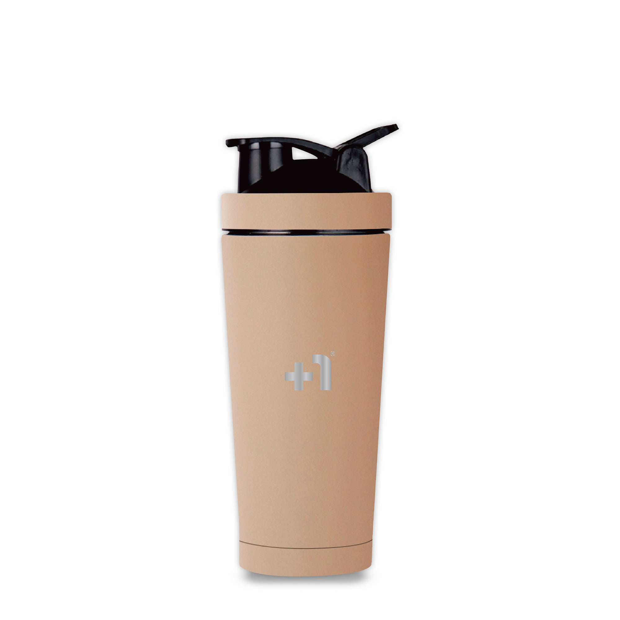 +1© STAINLESS STEEL SHAKER BOTTLE (750ml)