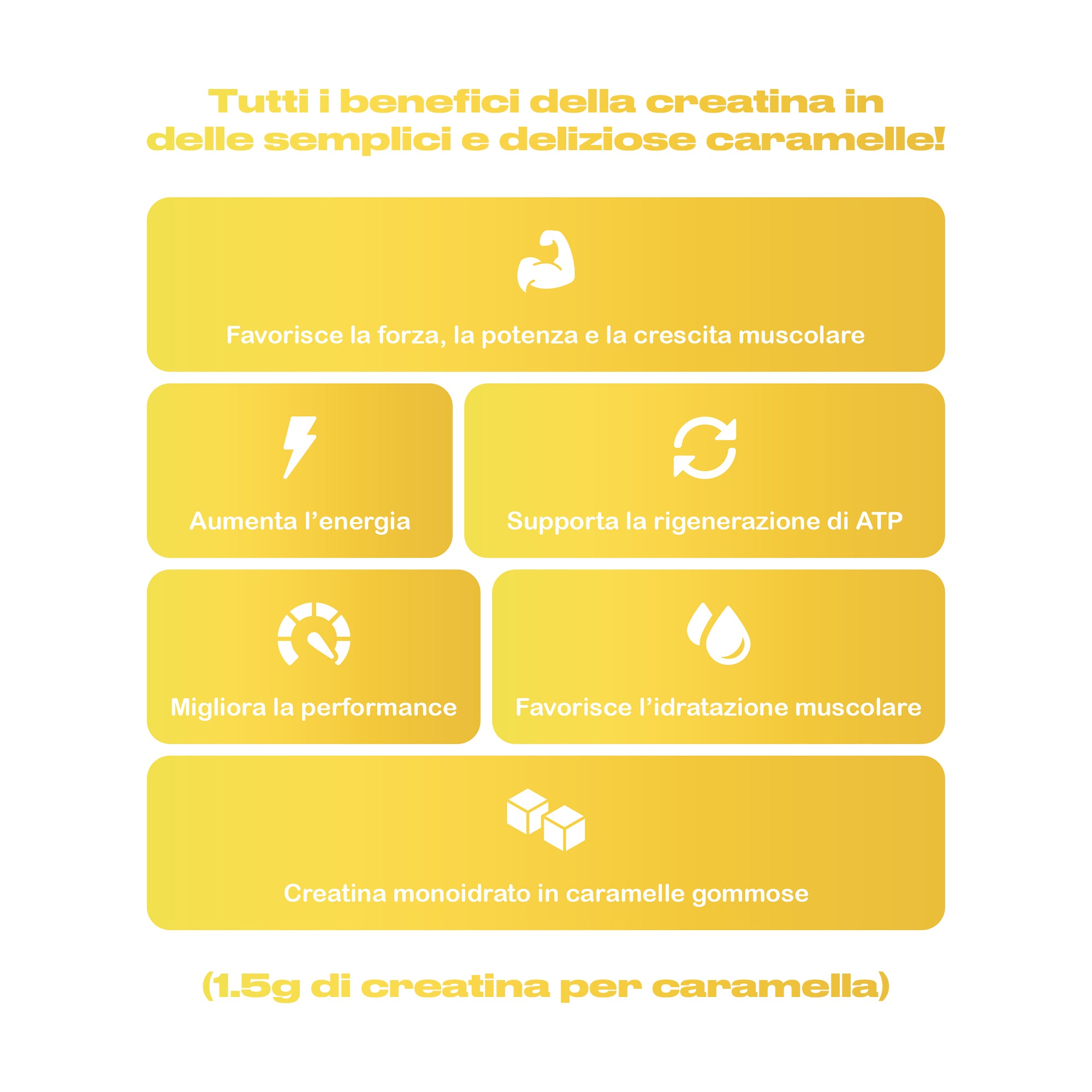 +1© PREMIUM CREATINE GUMMIES (60 Gummies | 30 Servings)
