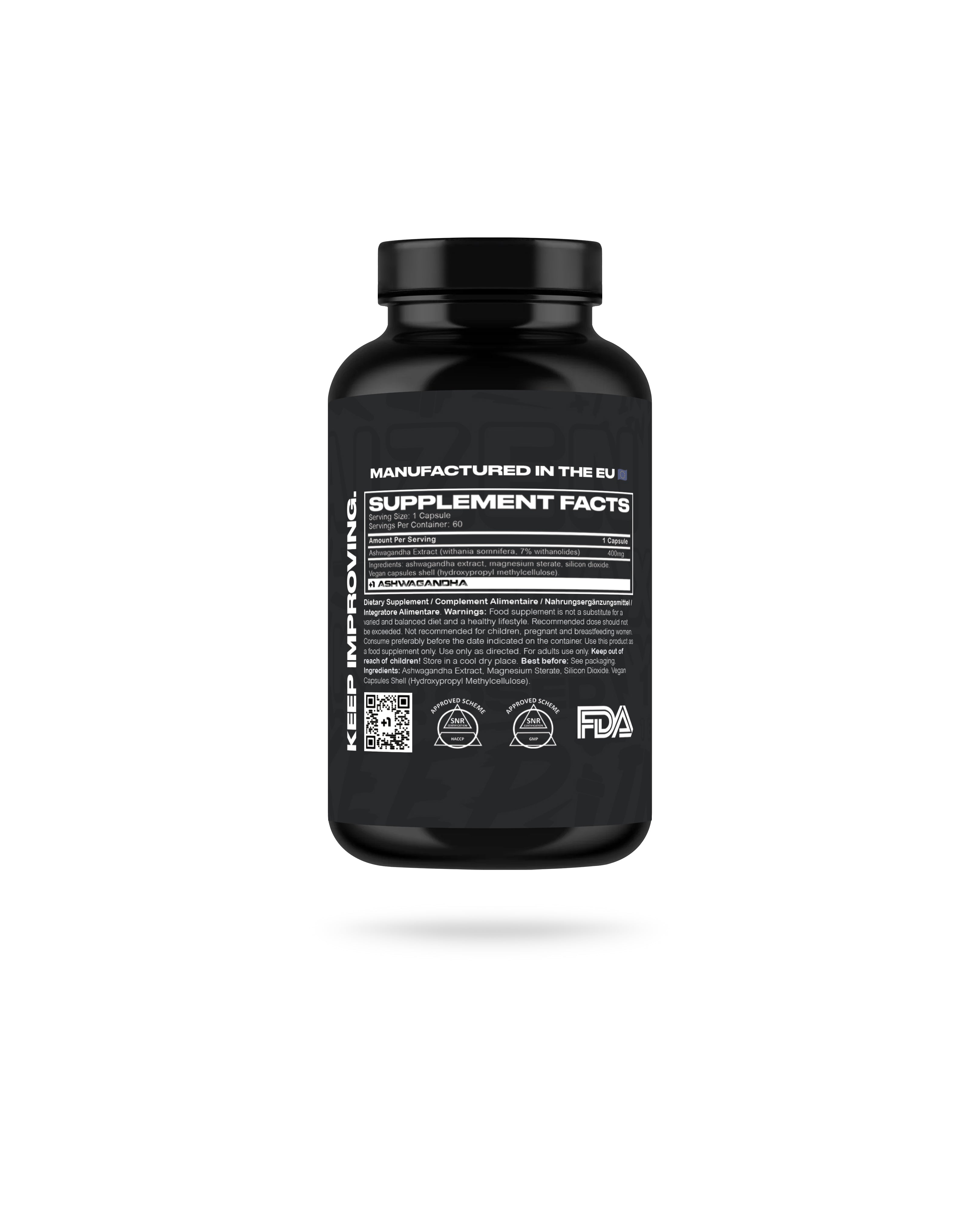 +1© ATHLETE Ashwagandha Root Extract (60 Dosi)