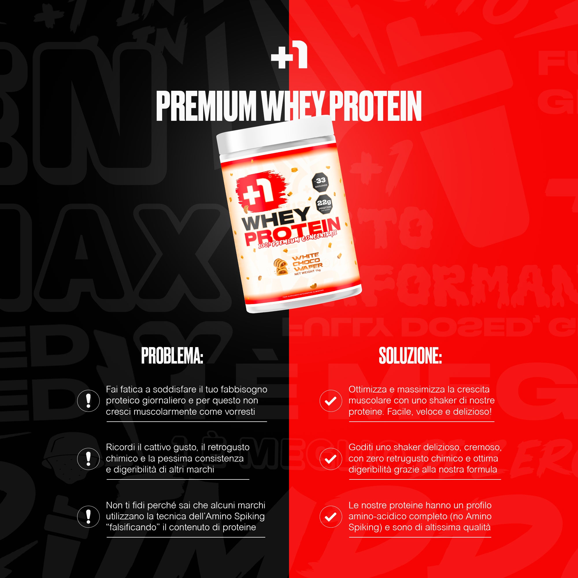 +1© PREMIUM WHEY PROTEIN (1kg)