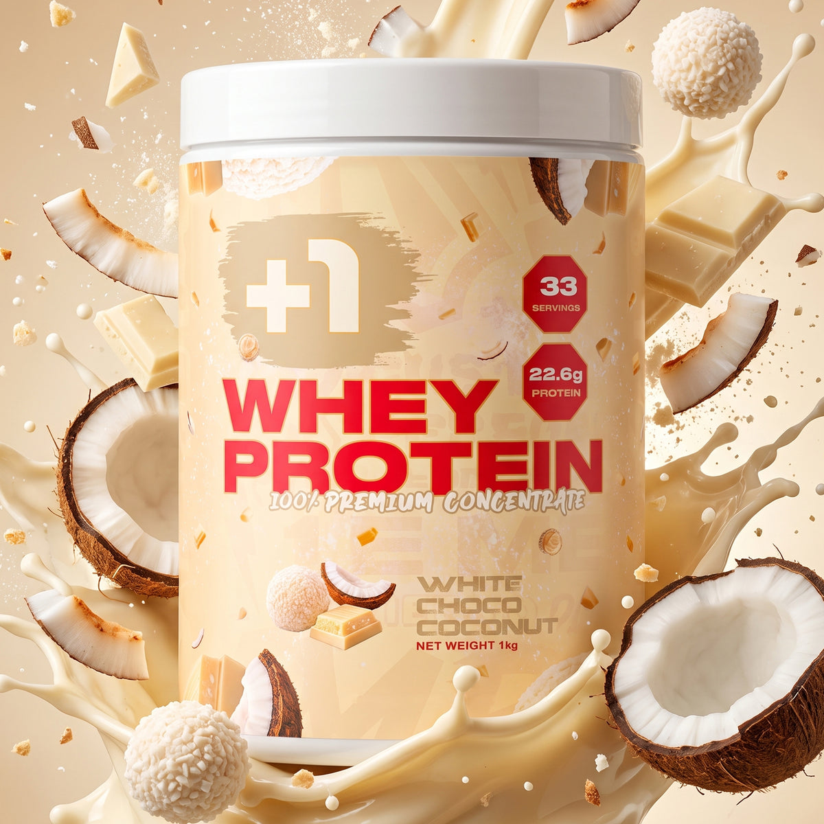 +1© PREMIUM WHEY PROTEIN (1000g)